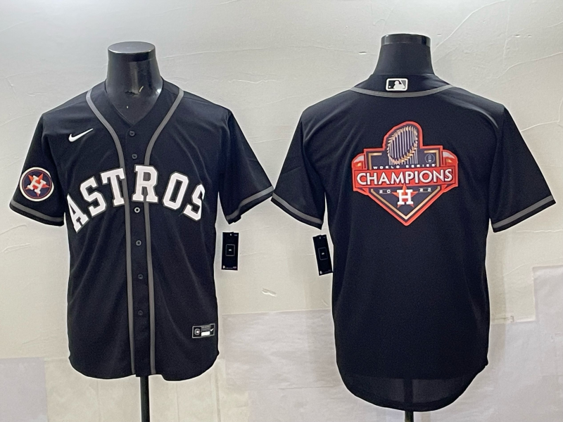 Men Houston Astros blank black 2025 Nike MLB Jersey 0016->houston astros->MLB Jersey